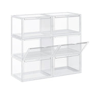 Schuhboxen 6 Stk bis Größe 46 Transparent