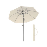 Sonnenschirm für Strand beige