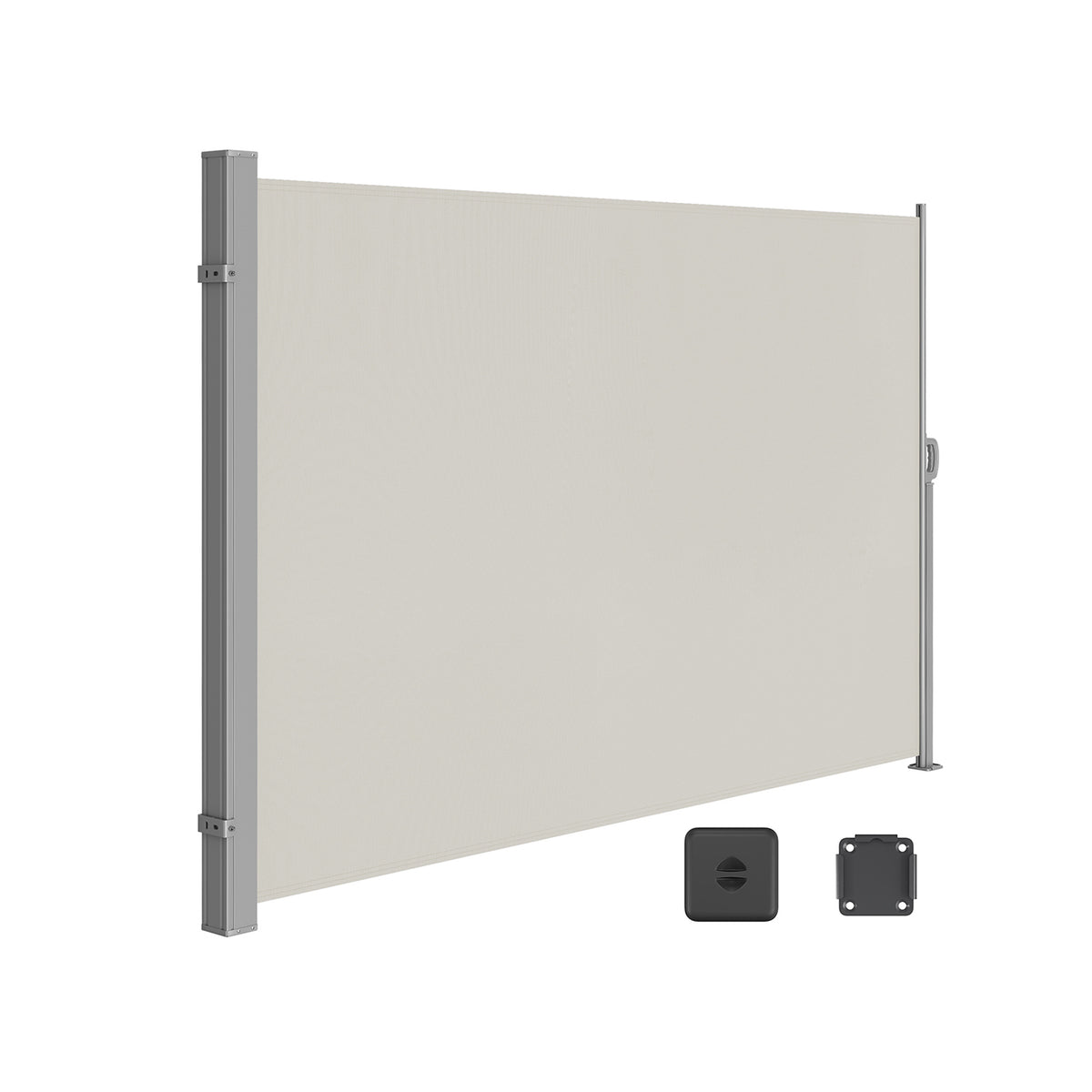 Seitenmarkise 200 x 300 cm Taupe
