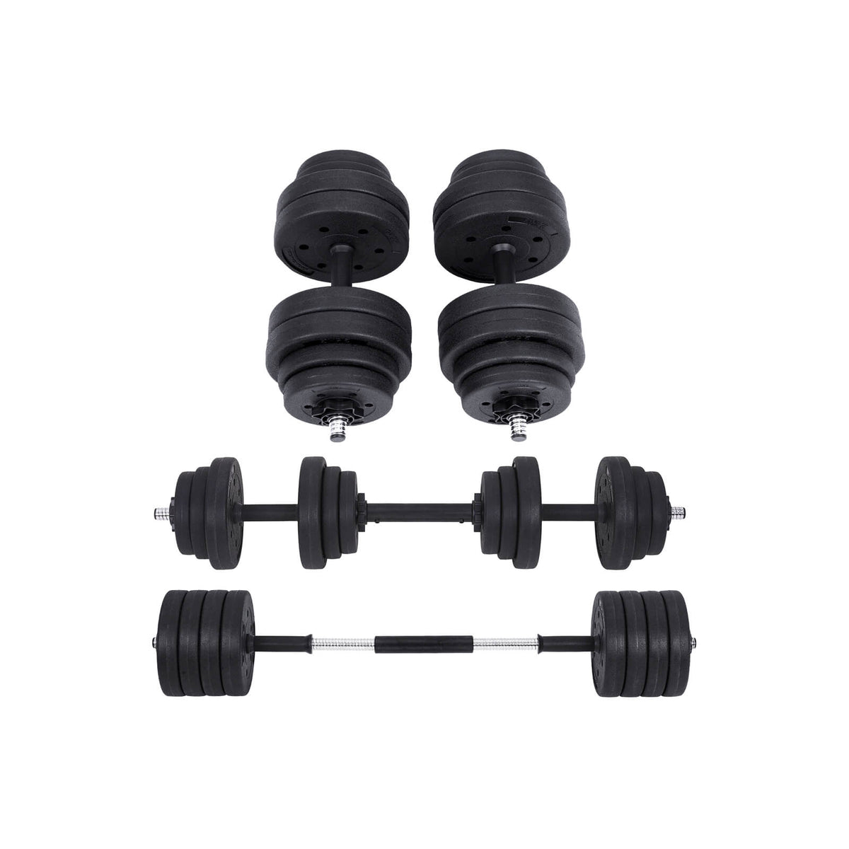 Hantelset 2 x 15 kg