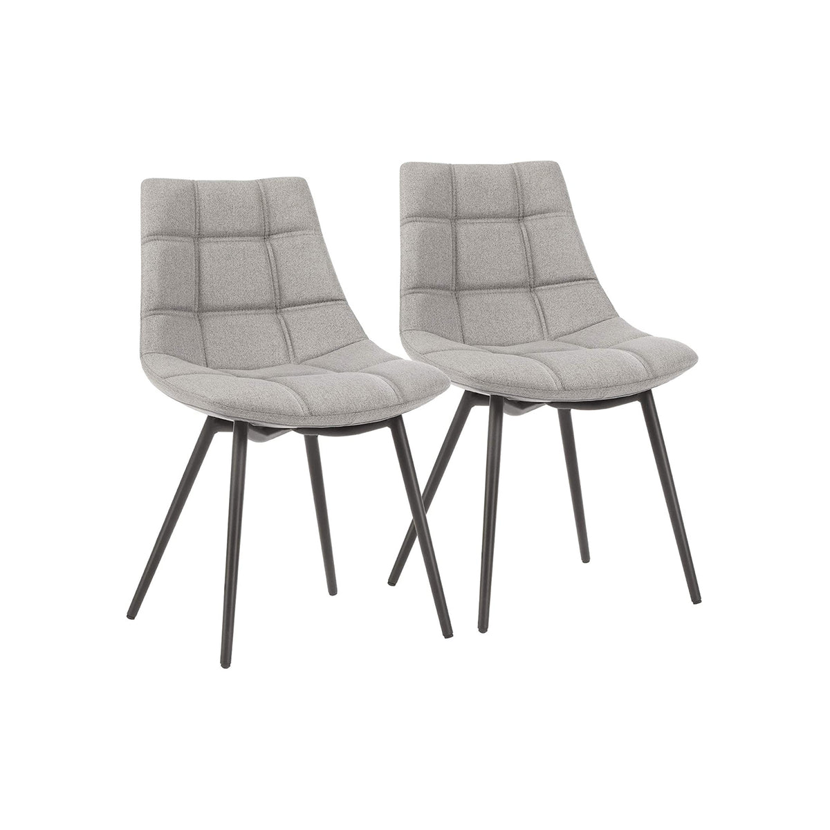 Esszimmerstühle 2er Set grau