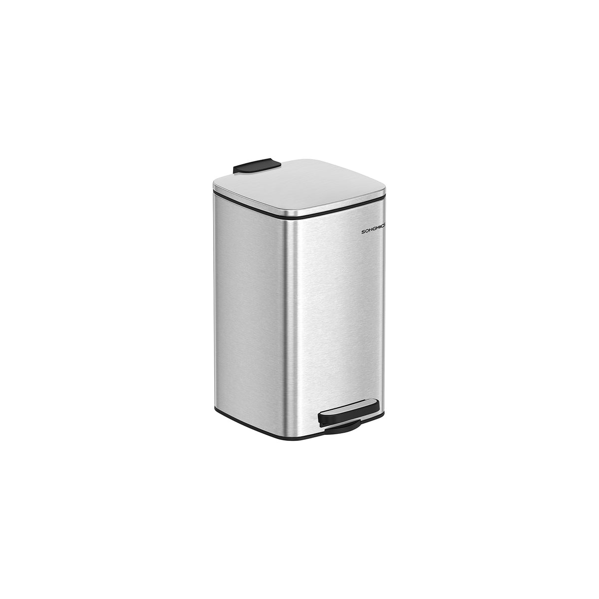 Kosmetikeimer 8 Liter metallicsilber