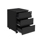 Rollcontainer Mattschwarz