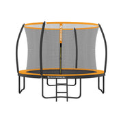 Trampolin Ø 305 cm schwarz-orange
