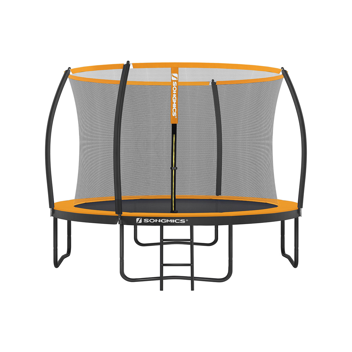 Trampolin Ø 305 cm schwarz-orange