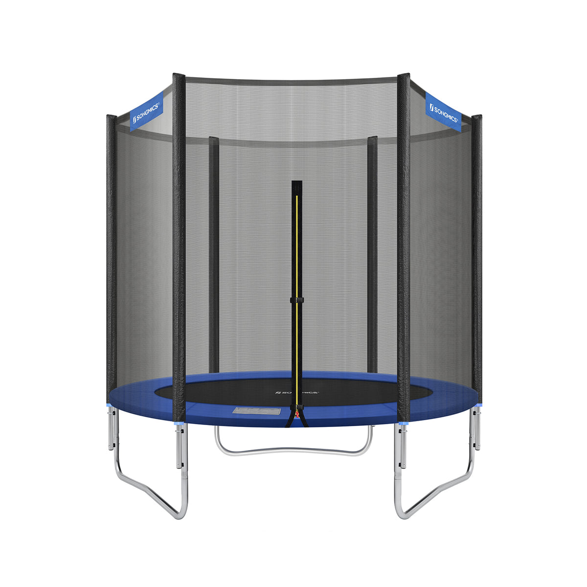 Trampolin Ø 183 cm Schwarz-Blau