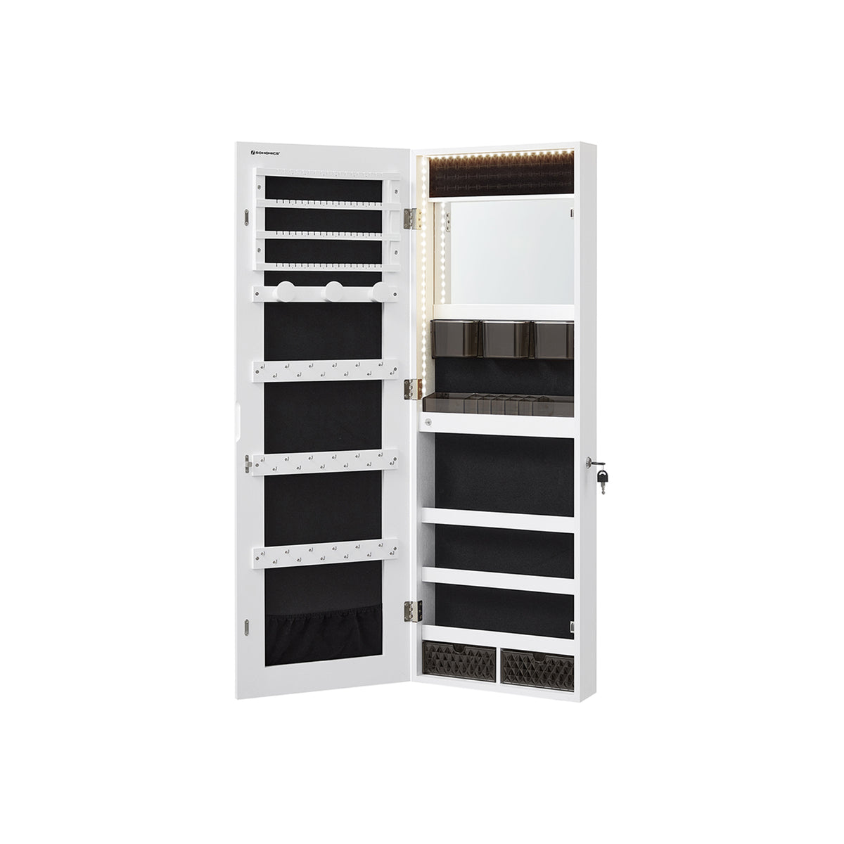 Wandschrank mit Ganzkörperspiegel